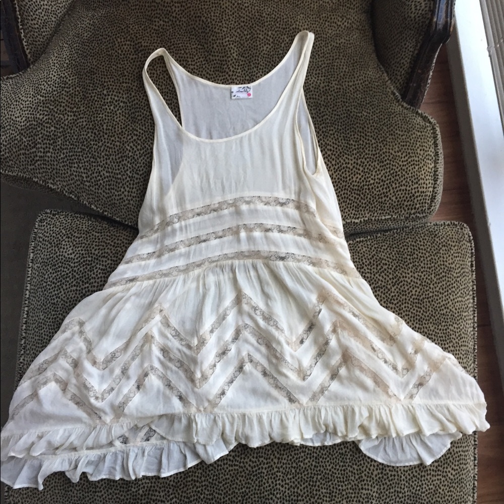 Free People Voile & Lace Trapeze Slip - Picture 3 of 6